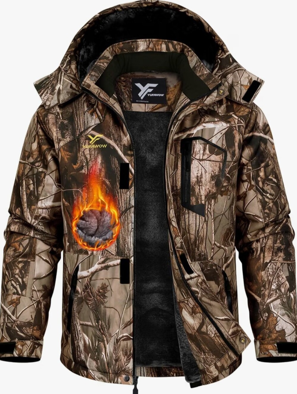 Men's Ski Jacket Waterproof Warm Snowboard Jacket Insulated Winter Coat